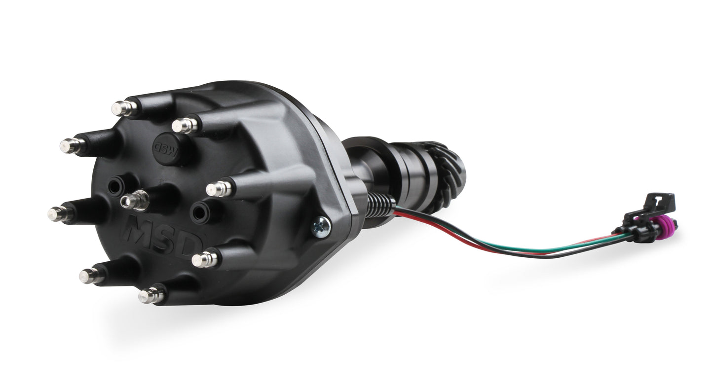 HyperSpark Distributor - Oldsmobile - Black Billet Housing