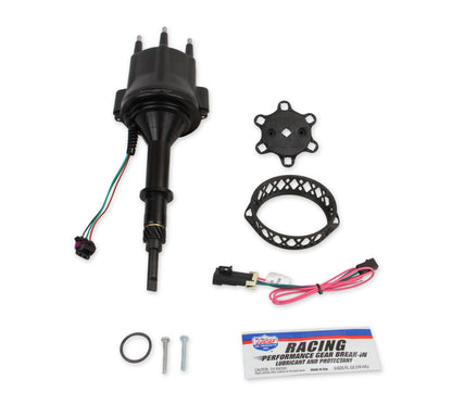 EFI HyperSpark Distributor - 250ci Chevrolet Straight 6 - Black Billet Housing