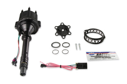 HyperSpark Distributor - GM V6 - Black Billet Housing - 4.3L V6