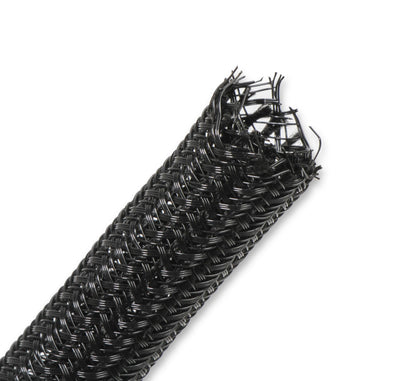 F6 Split Wire Loom - 3/8 Inch - 50 Feet, Black, 3/8" Braided F6