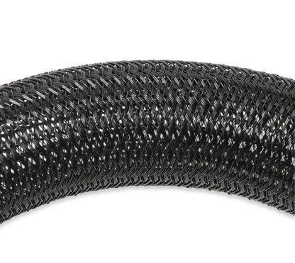 F6 Split Wire Loom - 1/4 Inch - 50 Feet, Black, 1/4" Braided F6