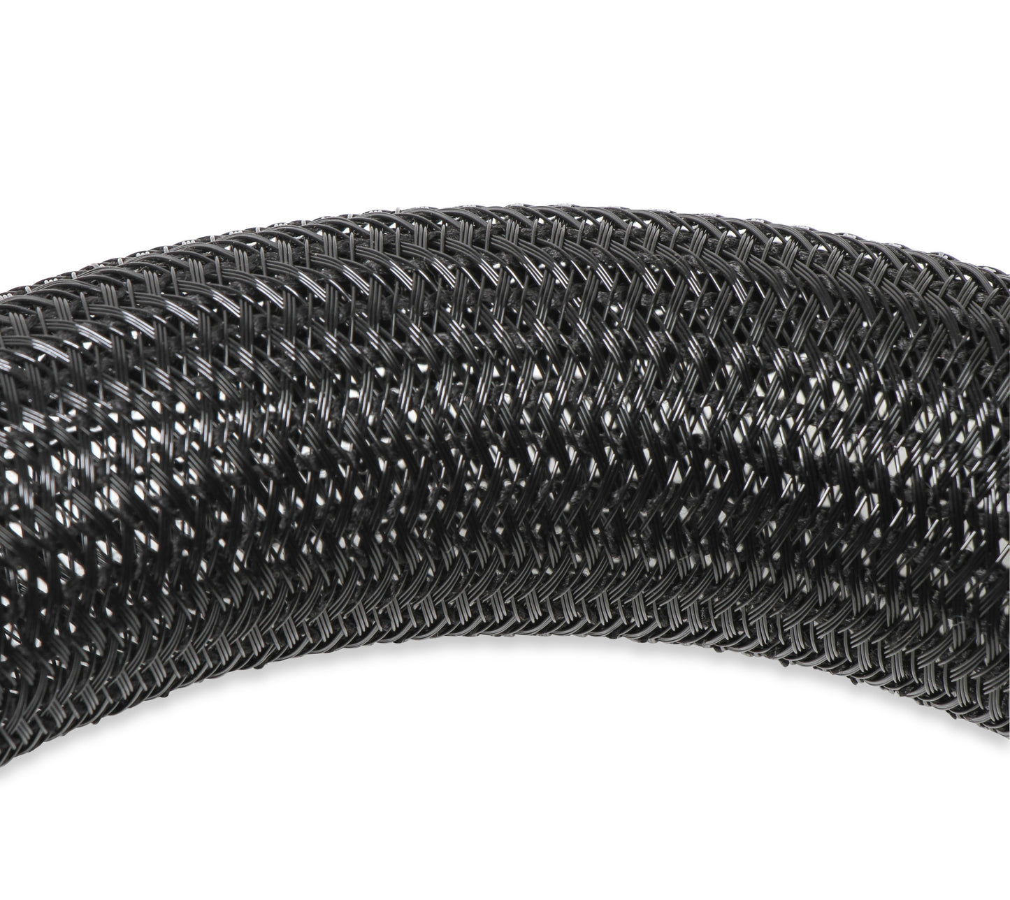 F6 Split Wire Loom - 3/8 Inch - 10 Feet, Black, 3/8" Braided F6