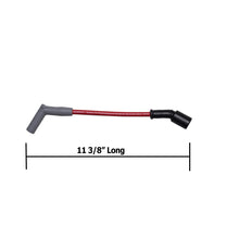 Hinson Motorsports GM Gen V LT 10.5" Lead 45 Degree Plug Boot Red 500ohm - 8025