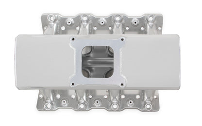 Hi-Ram Sheet Metal Fabricated Intake Manifold LS1/LS2/LS6 Single Plane EFI + Fuel Rail Kit Silver with Sniper EFI logo