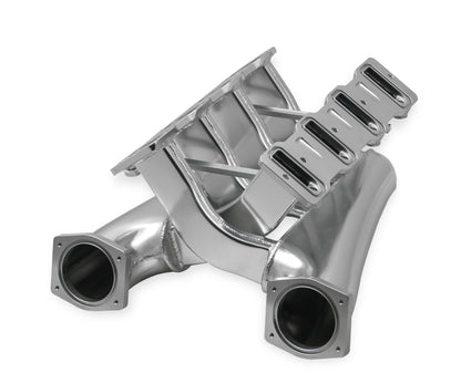 Sniper EFI Fabricated Intake Manifold Dual Plenum 92mm GM LS1/2/6, and Fuel Rail Kit - Silver