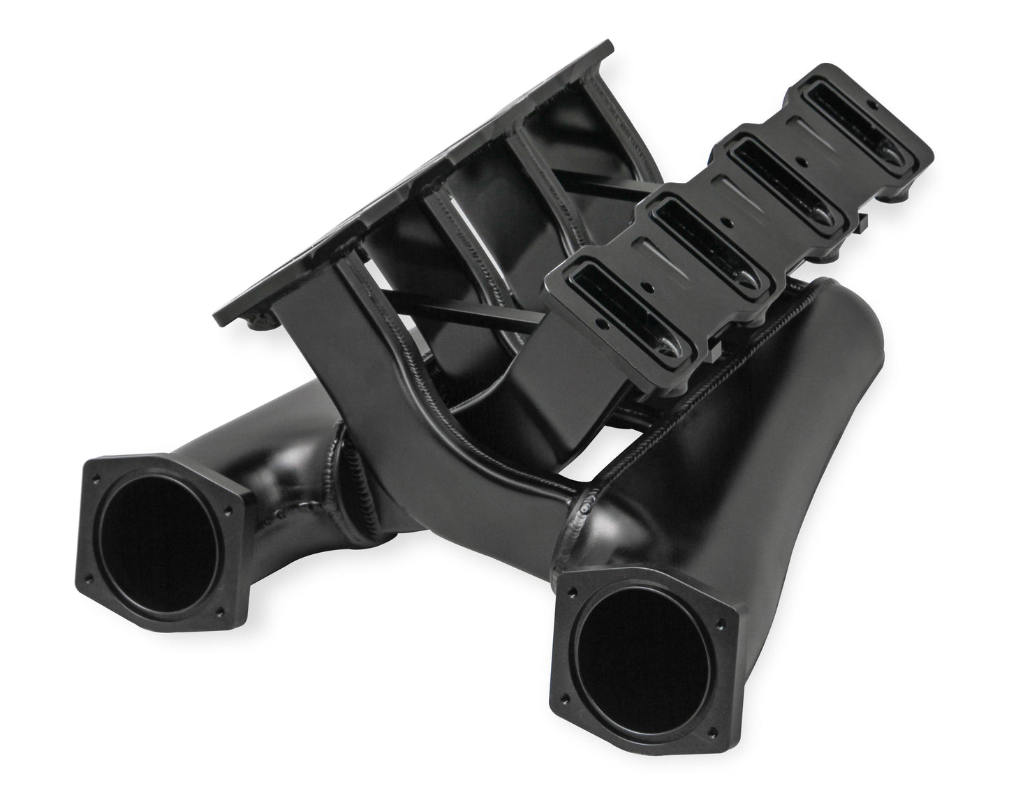 Sniper EFI Fabricated Intake Manifold Dual Plenum 92mm GM LS1/2/6, and Fuel Rail Kit - Black