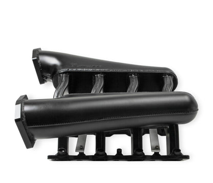 Sniper EFI Fabricated Intake Manifold Dual Plenum 102mm GM LS1/2/6, and Fuel Rail Kit - Black