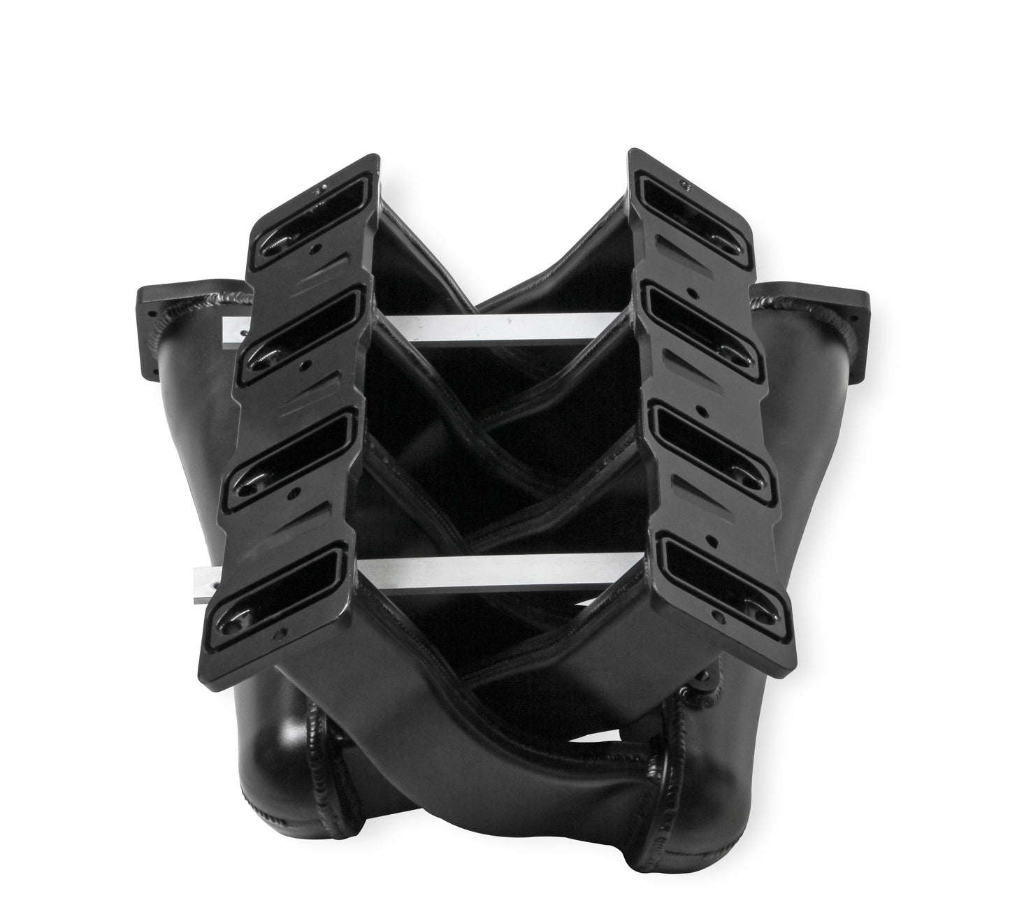 Sniper EFI Fabricated Intake Manifold Dual Plenum 102mm GM LS1/2/6, and Fuel Rail Kit - Black