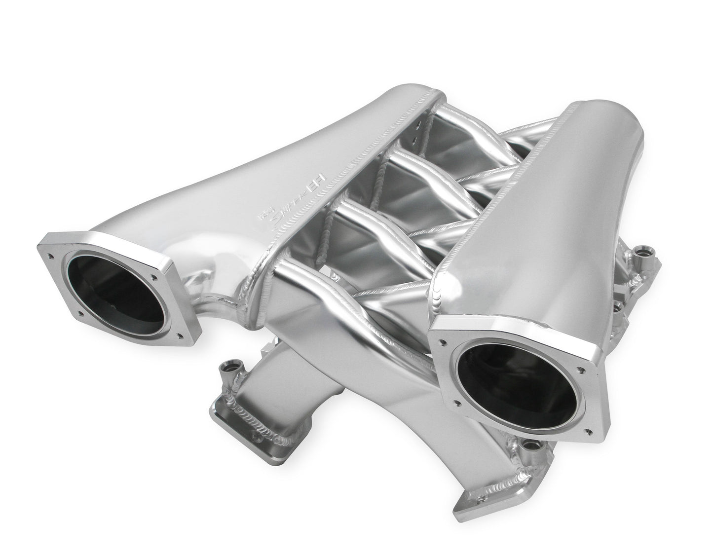 Sniper EFI Fabricated Intake Manifold Dual Plenum 92mm GM LS3/L92, and Fuel Rail Kit - Silver