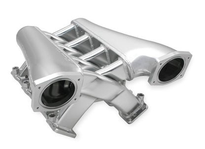 Sniper EFI Fabricated Intake Manifold Dual Plenum 92mm GM LS3/L92, and Fuel Rail Kit - Silver