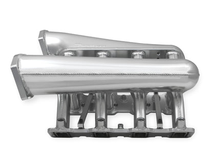 Sniper EFI Fabricated Intake Manifold Dual Plenum 92mm GM LS3/L92, and Fuel Rail Kit - Silver