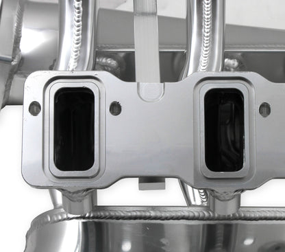 Sniper EFI Fabricated Intake Manifold Dual Plenum 102mm GM LS3/L92, and Fuel Rail Kit - Silver