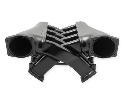 Sniper EFI Fabricated Intake Manifold Dual Plenum 102mm GM LS3/L92, and Fuel Rail Kit - Black