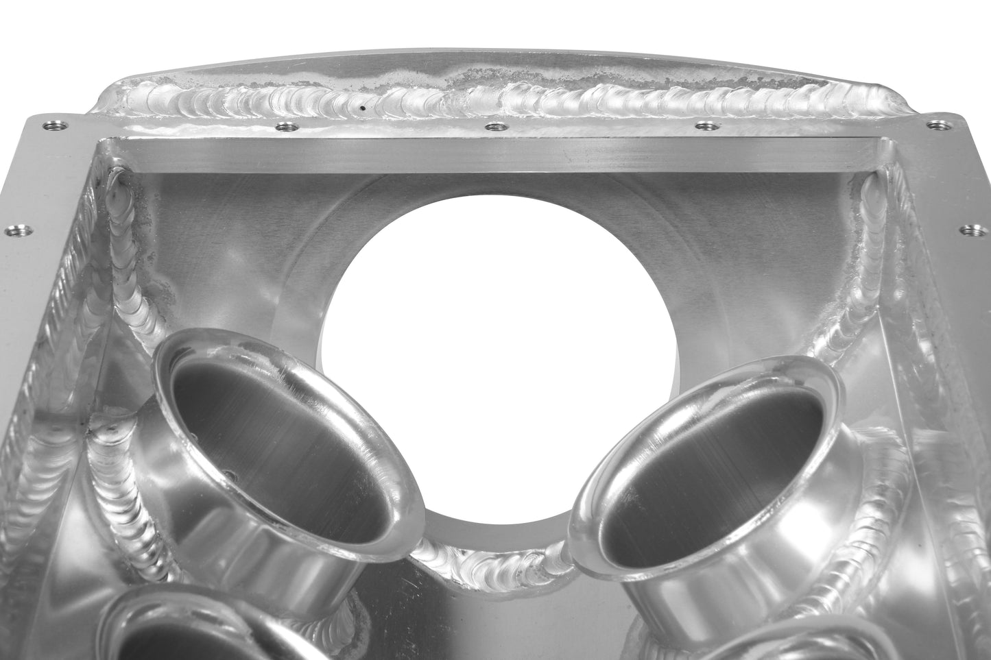 Sniper EFI Fabricated Race Series Intake Manifold - GM LS1/LS2/LS6 - Silver