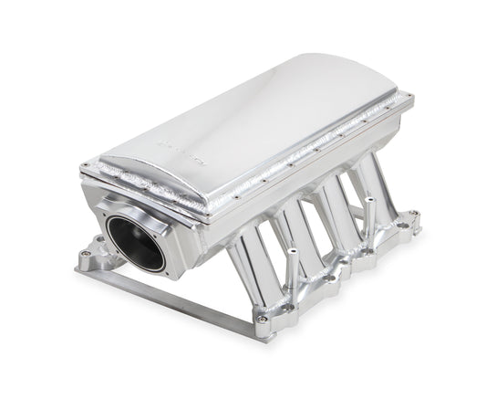 Sniper EFI Fabricated Race Series Intake Manifold - 2011-14 Ford 5.0L Coyote - Silver