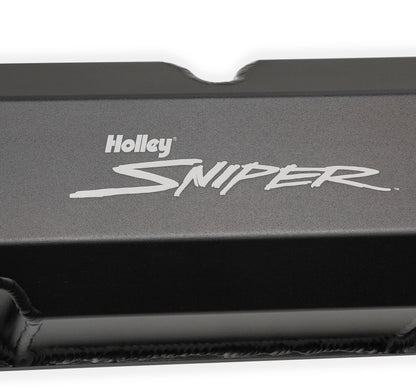 Sniper Valve Cover - Fabricated Aluminum - Ford FE - Tall - Black Finish