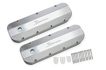 Sniper Valve Cover - Fabricated Aluminum - BBC - Natural Anodized