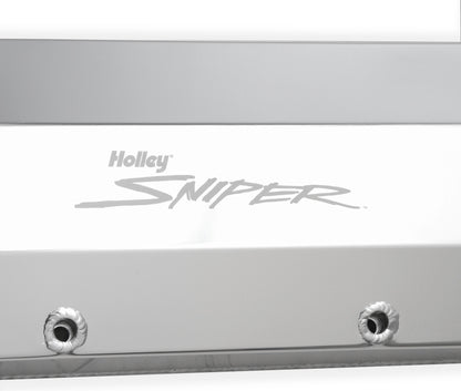 Sniper Valve Cover - Fabricated Aluminum - Ford Big Block - Natural Anodized