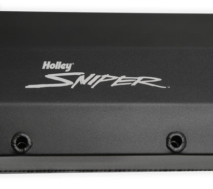 Sniper Valve Cover - Fabricated Aluminum - Ford Big Block - Black Finish