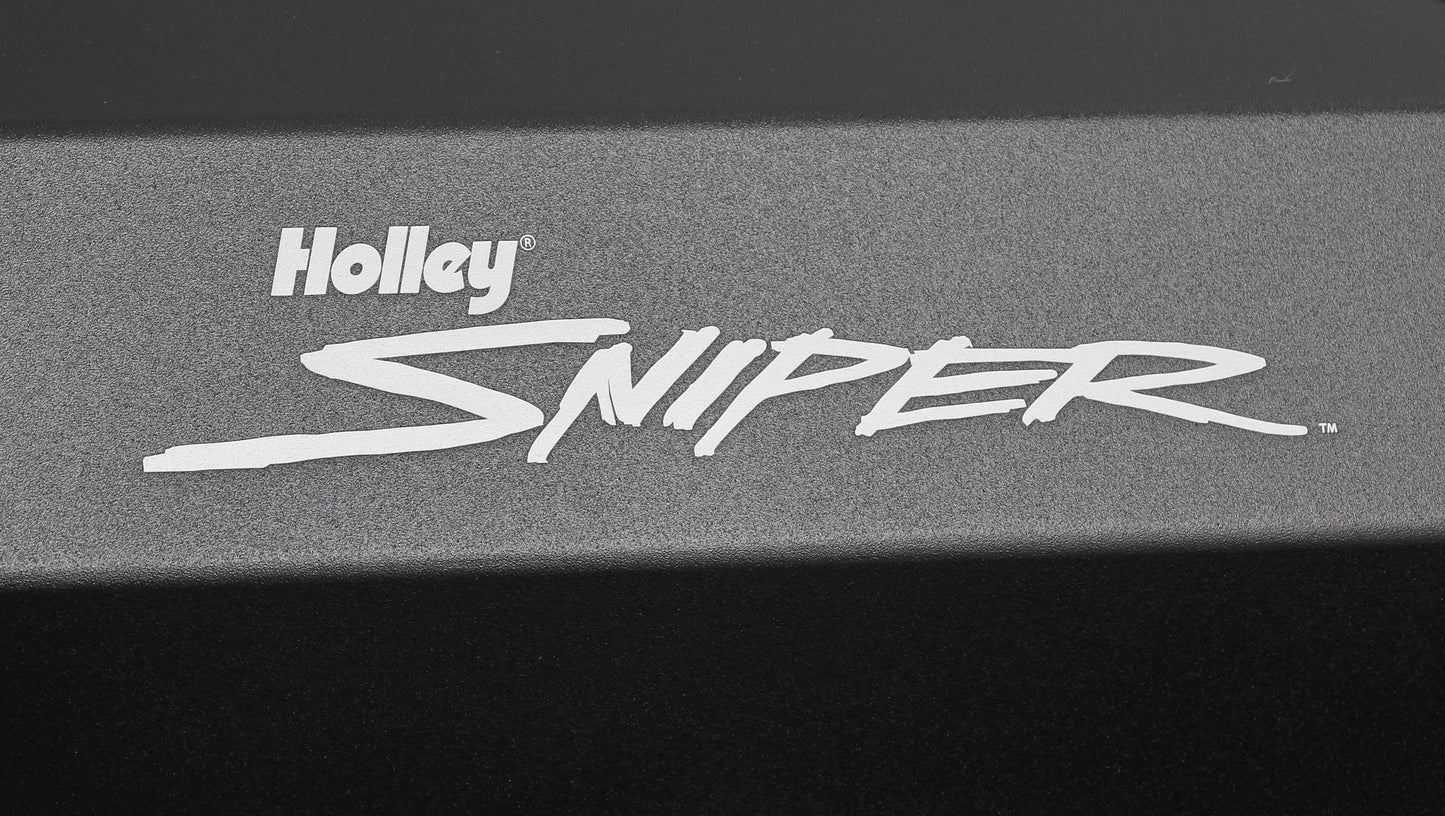 Sniper Valve Cover - Fabricated Aluminum - SBC - Perimeter Bolt - Flat Top - Black