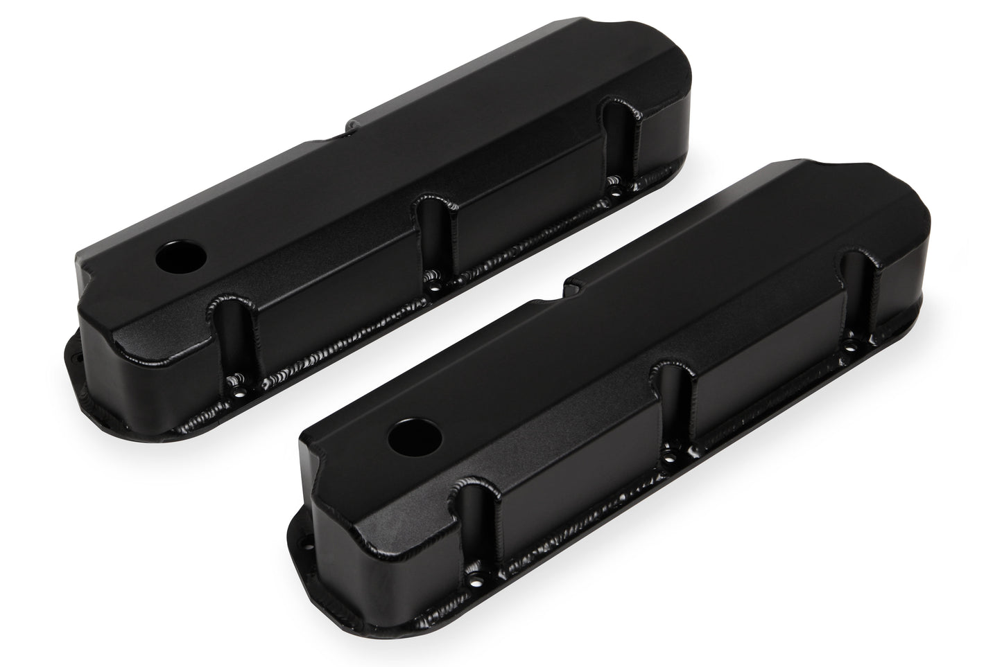 Sniper Valve Cover - Fabricated Aluminum - Ford Small Block - Tall - Black