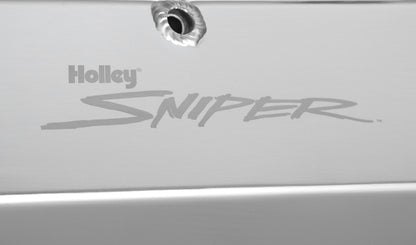 Sniper Valve Cover - Fabricated Aluminum - Ford Small Block - Tall - Tapered Edge - Natural Anodized