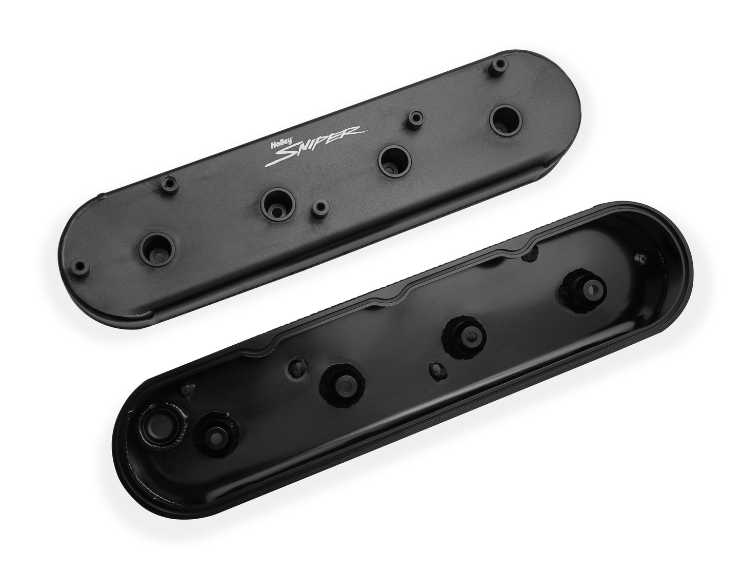 Sniper Valve Cover - Fabricated Aluminum - GM LS Engines - Satin Black