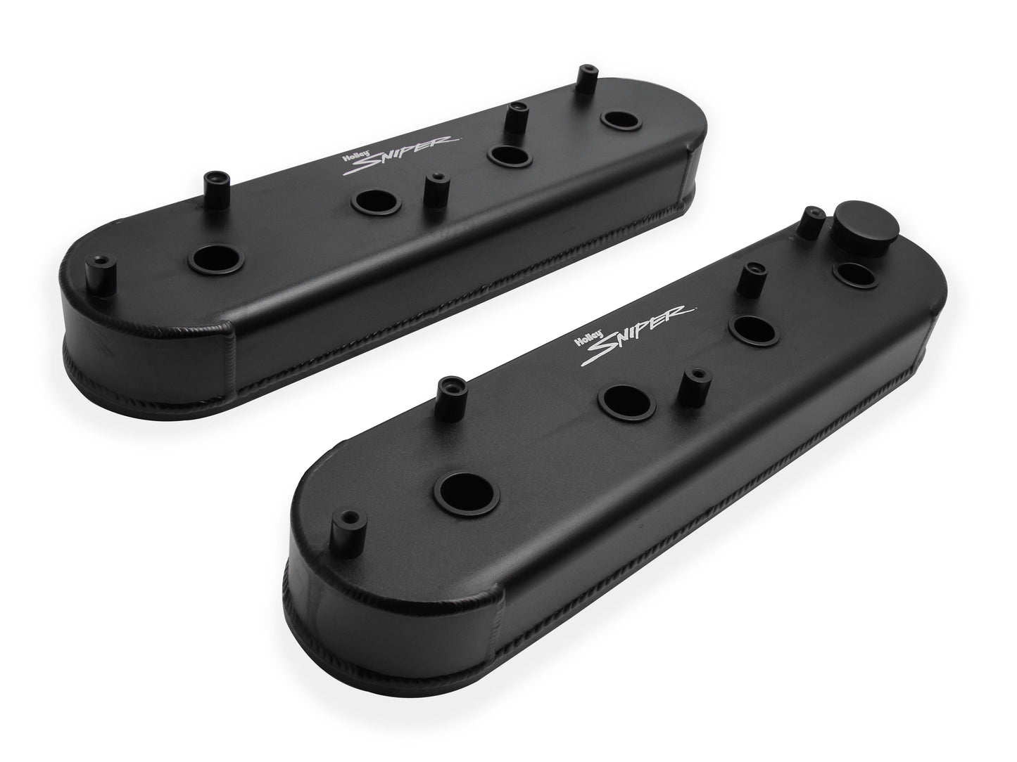 Sniper Valve Cover - Fabricated Aluminum - GM LS Engines - Satin Black