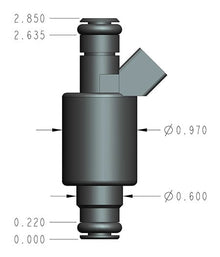 EFI Performance Fuel Injector - Individual - Bosch/EV1 - 48 lb/hr - High Impedance