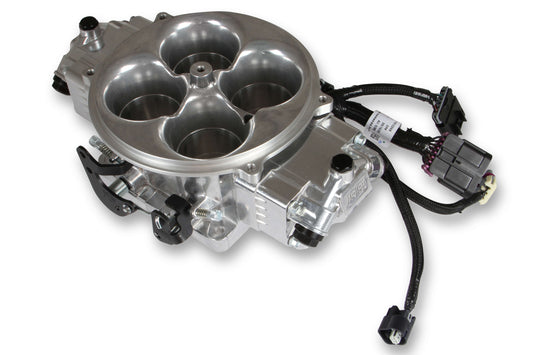 Holley EFI Terminator X Stealth 4500 Throttle Body - Shiny