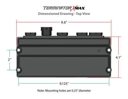 EFI Terminator X Max - LS1/LS624x Crank - 1x Cam - EV1 Injectors - Drive-By-Wire Throttle Body and Transmission Control - 3.5 in. Touchscreen