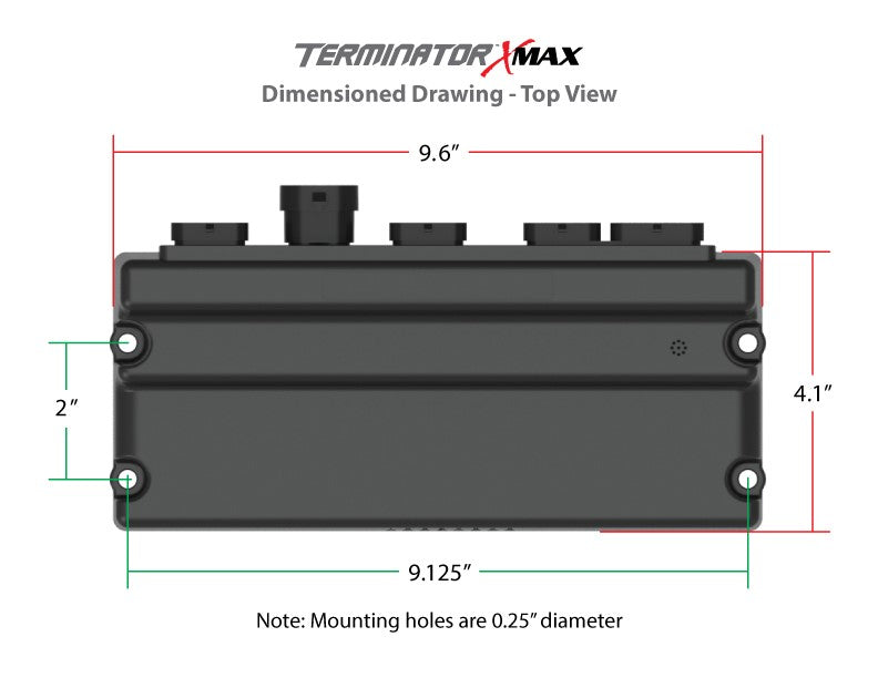 EFI Terminator X Max - Gen IV 58x Crank - 4x Cam - EV6 Injectors - Transmission Control - 3.5 in. Touchscreen